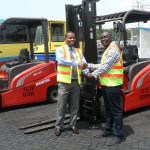 Une autre livraison de chariot élévateur industriel a été confiée à l'équipe technique de GPHA à Tema, au Ghana.