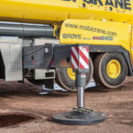 Tapis de tangage de grue de différentes tailles.