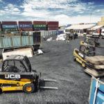 Le terminal Golden Jubilee à Tema Harbour, au Ghana, possède une flotte de plus de 100 Télétruks.