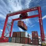 Commissioning & offloading of two Konecranes 16W RTGs at West Africa Container Terminal.