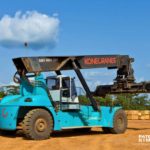 Reach stackers also work well on both mine and construction sites.