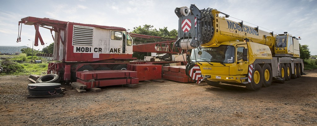 Big Cranes in Ghana: First Grove GMK6400 Crane Sold into Africa.