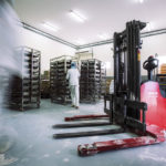 Manitou Warehouse equipment at Promasidor Factory, Ghana.