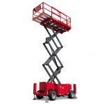The SC100 Scissor Platform has a 680 kg capacity.