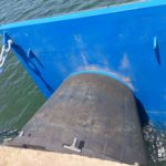 Installation of two Trelleborg SCN1800 fenders, at GPHA.