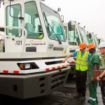 Les Terberg sont conçus pour un accès facile - par exemple, il est très simple de vérifier l'huile moteur.