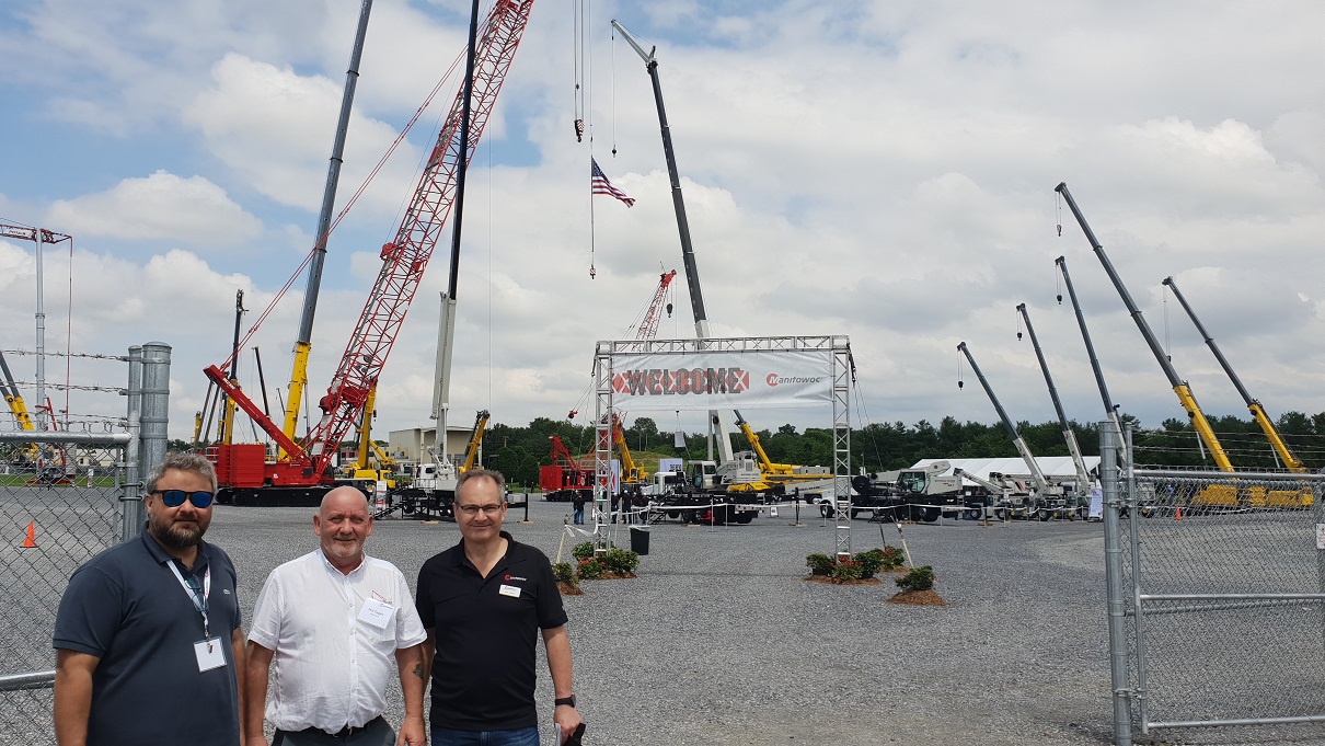 Visit to Manitowoc for Crane Launch