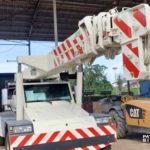 Franna’s patented Dynamic LMI system is designed to offer ‘real-time’ calculation of rated capacity taking into account boom configuration, as well as chassis articulation, pitch and roll, enabling continual assessment of structural limitations, forward stability, and side stability.