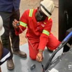 Our team carrying out operator training for the Franna AT22.