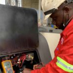 Our team carrying out operator training for the Franna AT22.