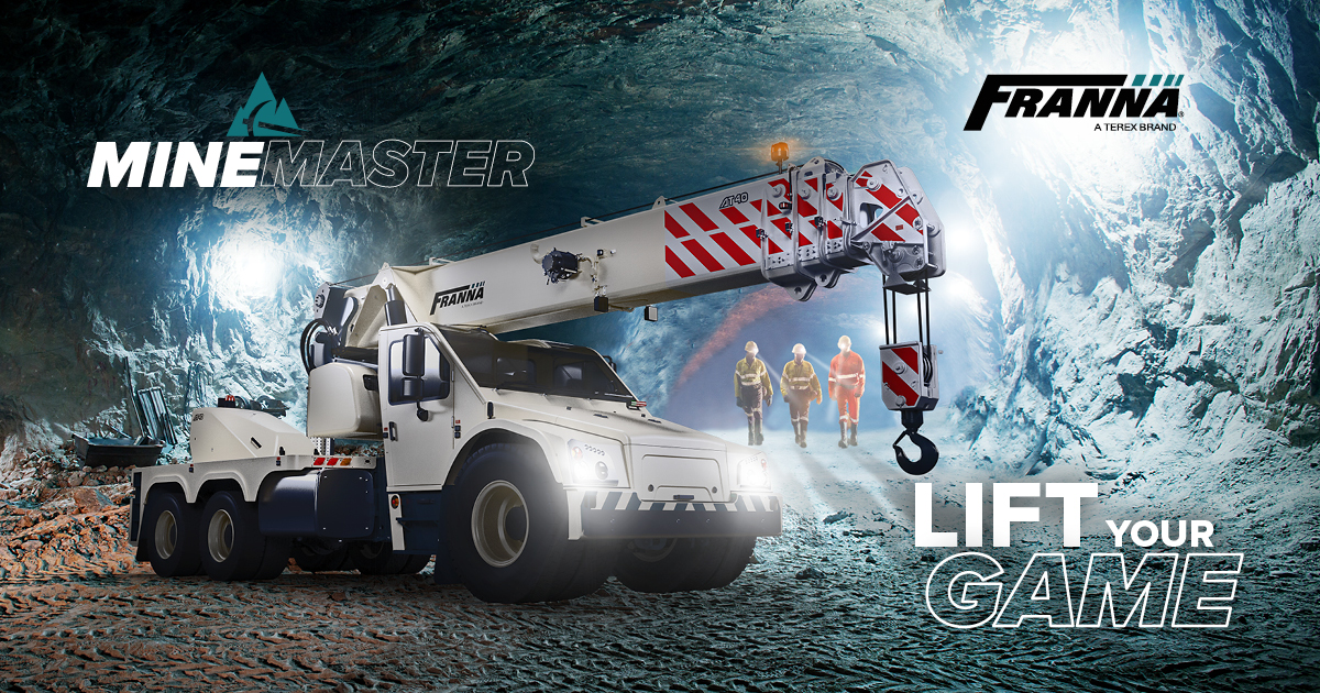 FRANNA’S NEW MINEMASTER RANGE: PICK AND CARRY CRANES DESIGNED FOR MINING APPLICATIONS