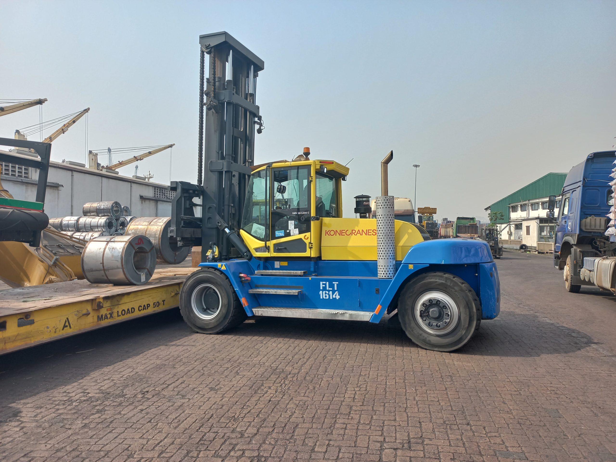 THE BENEFITS OF USING THE COIL RAM ATTACHMENT ON A KONECRANES FORKLIFT