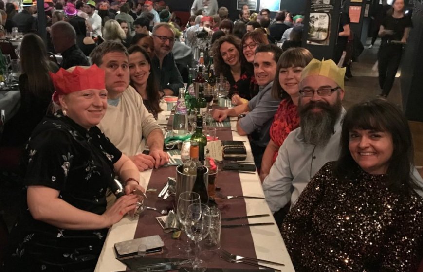 2018 December-staff Christmas Party Brighton