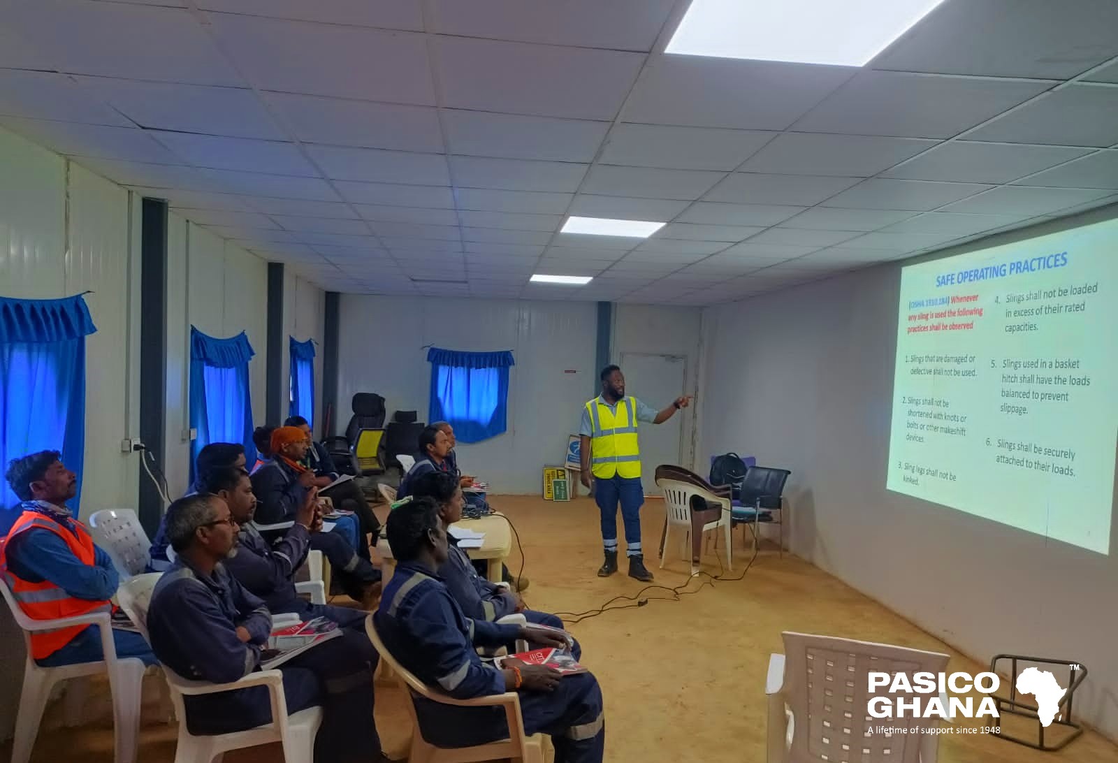 SUCCESSFUL TRAINING FOR A MAJOR MINING GROUP IN WEST AFRICA BY PASICO’S CERTIFICATION, INSPECTION AND TRAINING DIVISION (CIT)