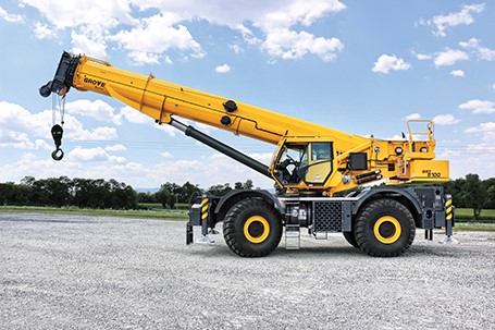GROVE 100T AND 120T NOMINAL CAPACITY ROUGH TERRAIN CRANE IN STOCK AND AVAILABLE FOR PURCHASE!