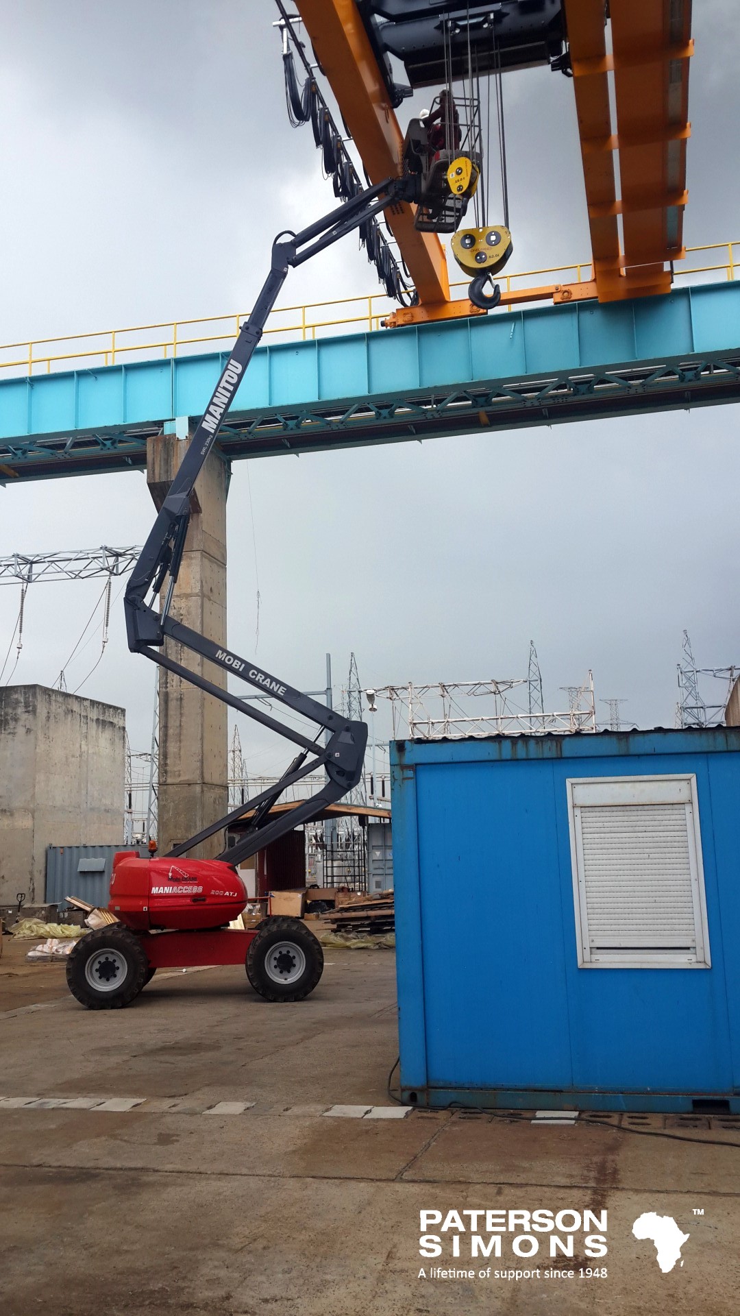 2023 installation of the 62T/15T Konecranes Overhead Crane (OHC) that was installed at Volta River Authority (VRA) in Aboadze, Ghana by Paterson Simons