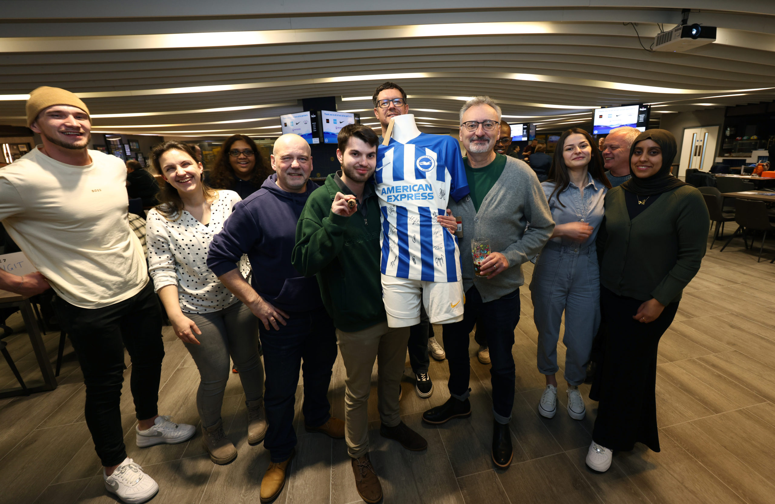 PATERSON SIMONS ATTEND CHARITY QUIZ IN AID OF THE BRIGHTON AND HOVE ALBION FOUNDATION