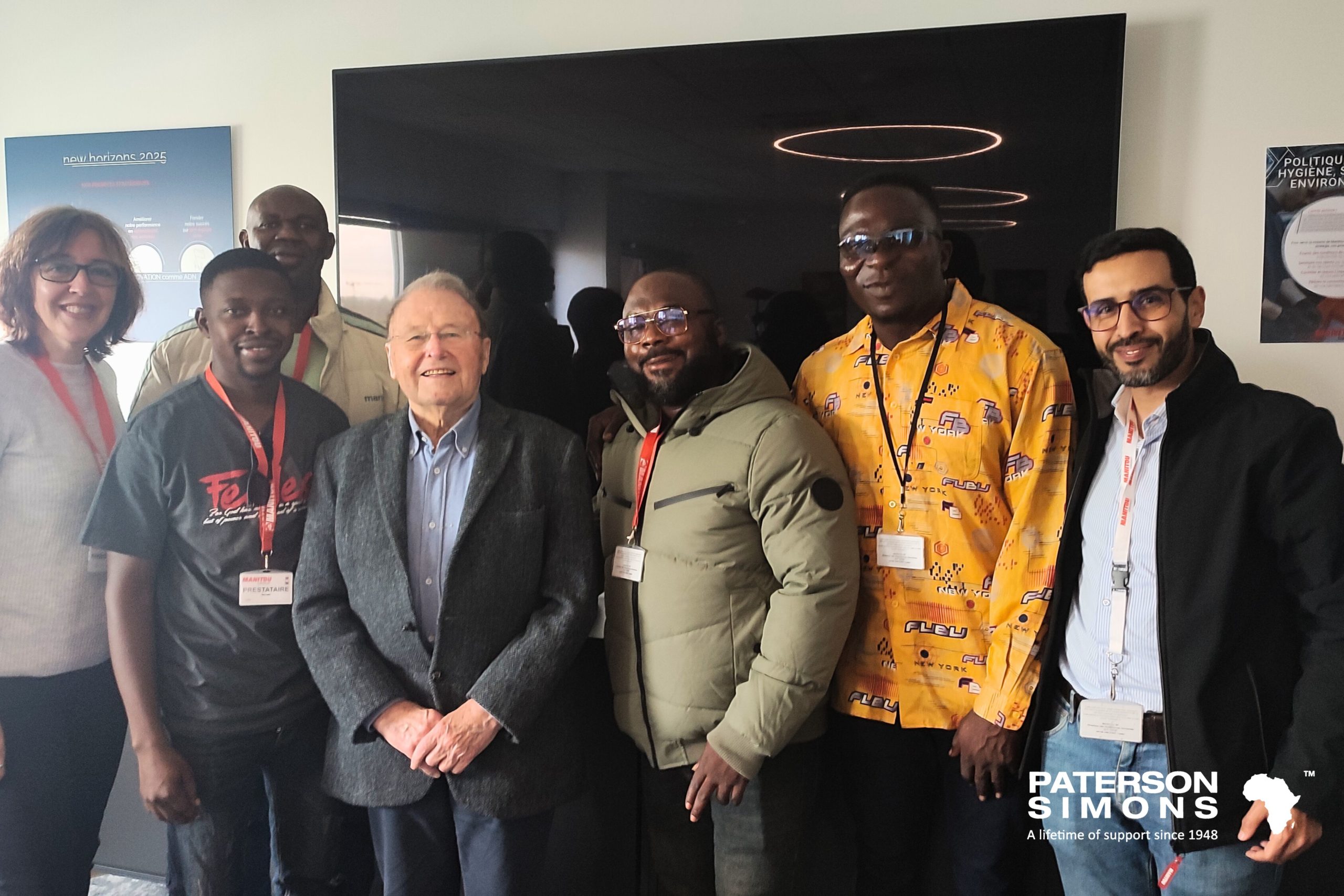 PATERSON SIMONS CONDUCTS MANITOU FACTORY TRAINING FOR COCOA MARKETING COMPANY GHANA LTD (CMC) OPERATORS IN ANCENIS, FRANCE