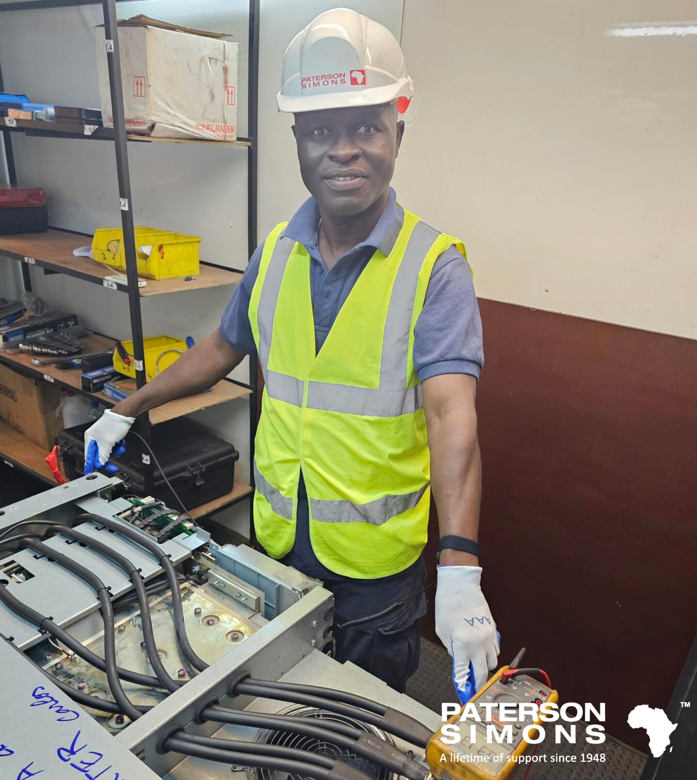 THE PEOPLE OF PATERSON SIMONS: MEET EMMANUEL EVUIBI – SENIOR SERVICE ENGINEER AT PATERSON SIMONS NIGERIA!