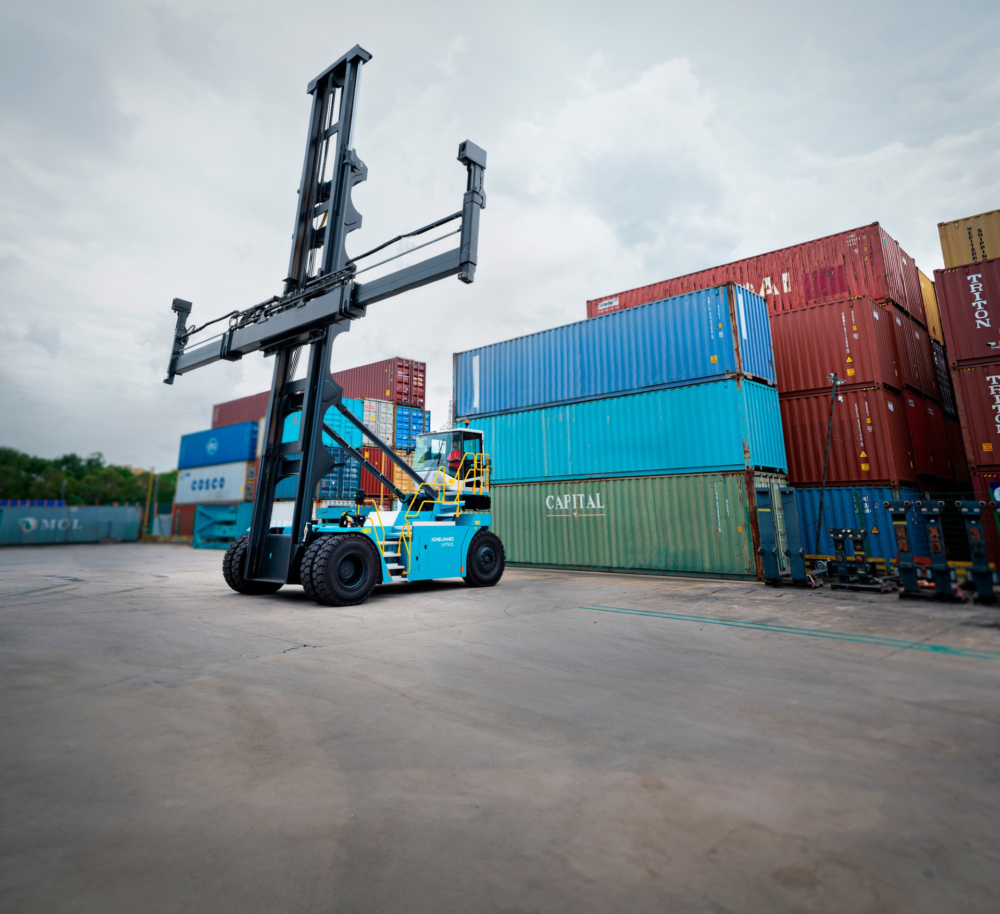 NEW FROM KONECRANES: THE E-ACE ELECTRIC EMPTY CONTAINER HANDLER ...