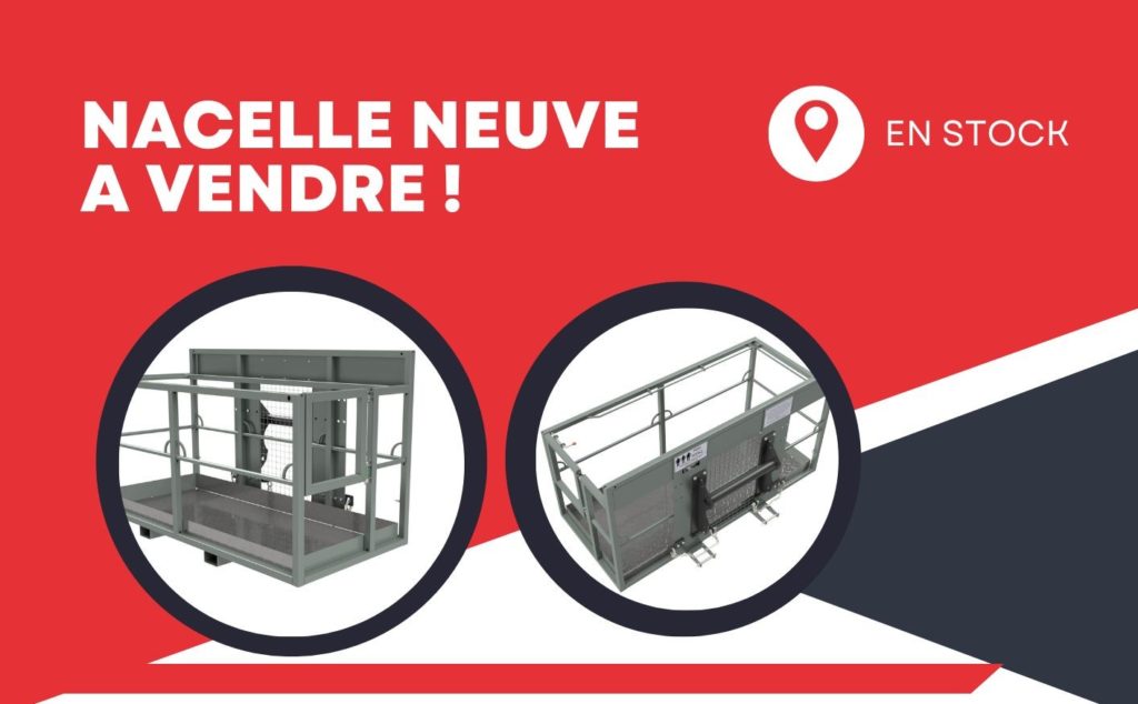 NEW MAN BASKET FOR SALE: CAN BE USED WITH ANY MANITOU TELEHANDLER EQUIPPED WITH A QUICK COUPLER