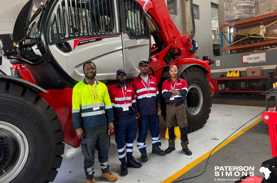 PASICO GHANA (A SUBSIDIARY OF PATERSON SIMONS) INVESTS IN ENGINEER DEVELOPMENT WITH MANITOU TRAINING IN SOUTH AFRICA
