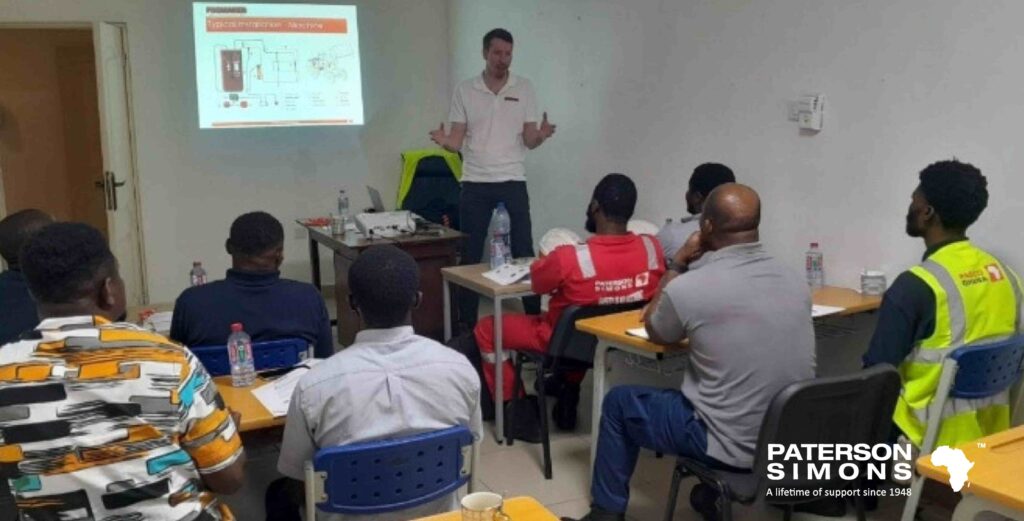 PATERSON SIMONS ENGINEERS COMPLETE ACCREDITED FOGMAKER INSTALLATION & TROUBLESHOOTING TRAINING IN GHANA