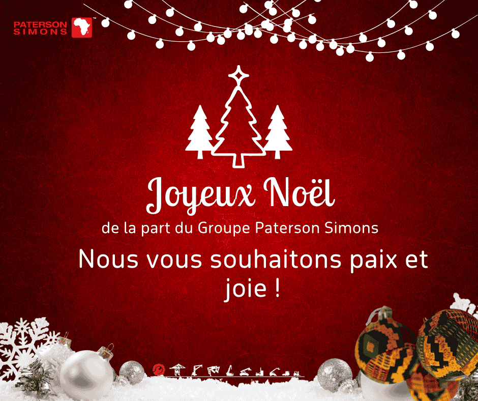 JOYEUX NOEL DE LA PART DU GROUPE PATERSON SIMONS !