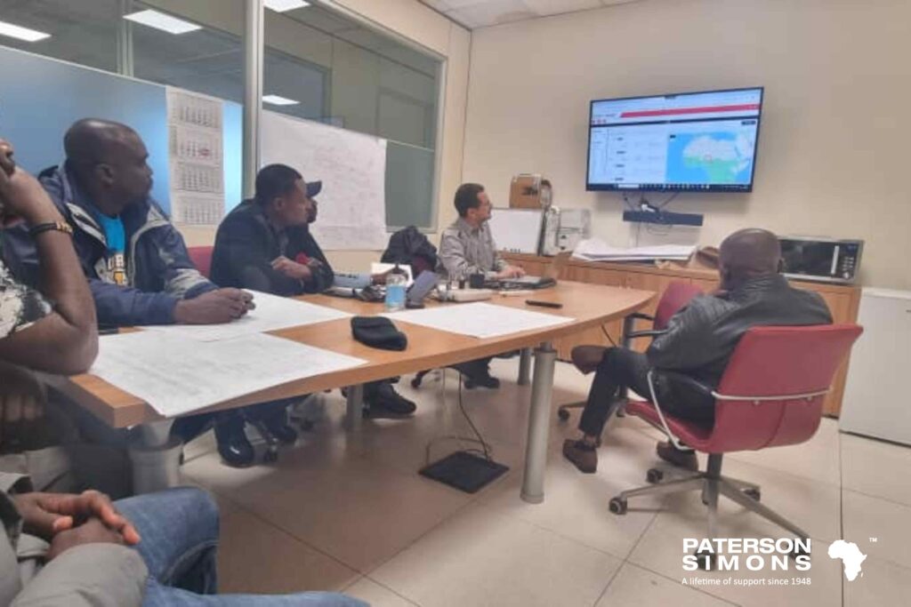 PATERSON SIMONS CONDUCTS MANITOWOC TRAINING FOR GHANA PORTS AND HARBOURS AUTHORITY IN ITALY