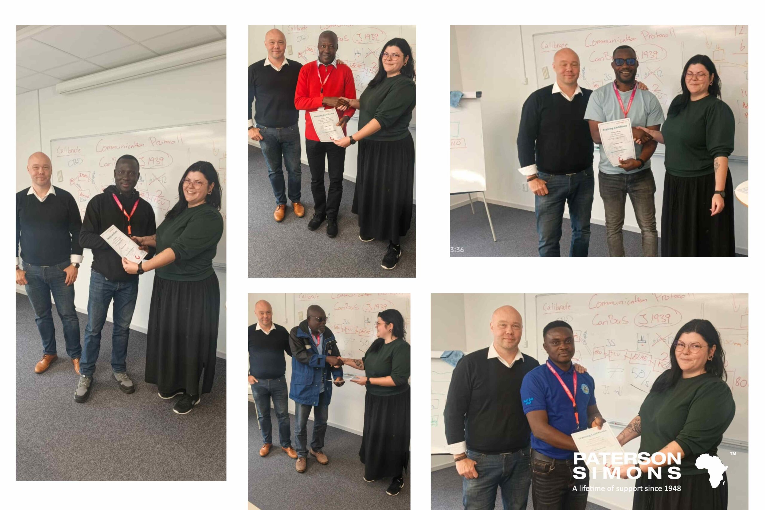 PATERSON SIMONS CONDUCTS KONECRANES LIFTTRUCKS TECHNICAL TRAINING FOR GHANA PORTS & HARBOURS AUTHORITY IN SWEDEN