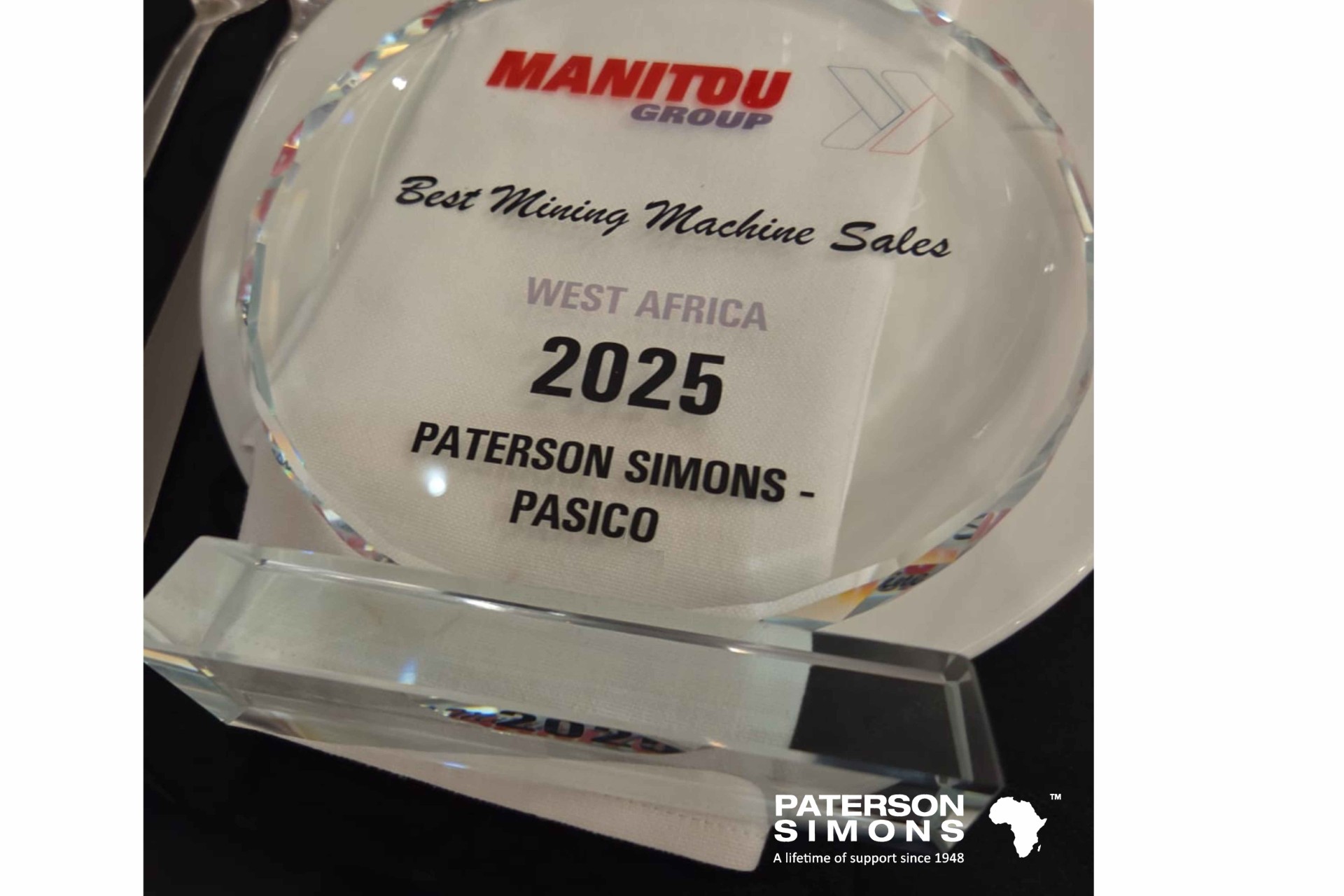 MANITOU HOSTS 2026 MEA DEALER CONFERENCE IN CAPE TOWN AND PATERSON SIMONS WINS BEST MINING MACHINE SALES FOR 2025 AWARD!