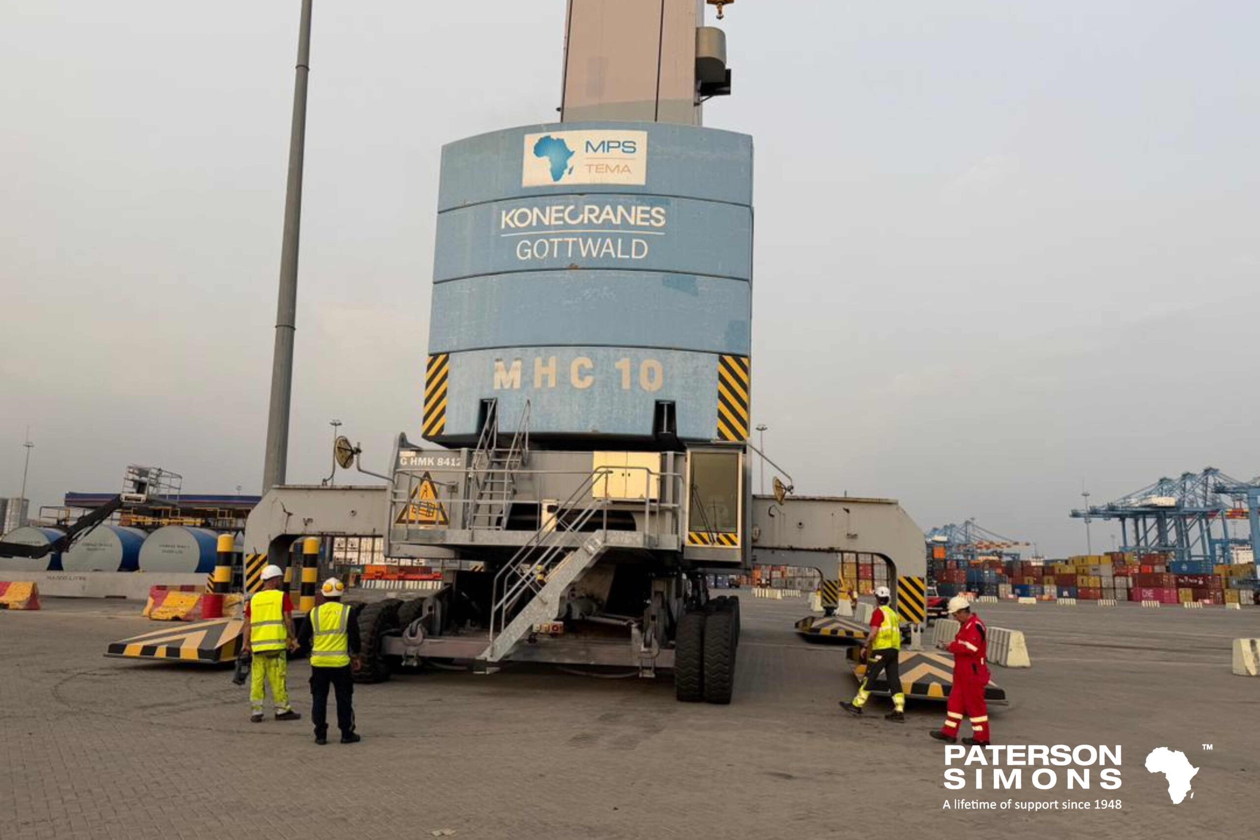 KONECRANES GOTTWALD MOBILE HARBOUR CRANE SUCCESSFULLY MOBILISED FROM GHANA TO NIGERIA TO SUPPORT WEST AFRICA CONTAINER TERMINAL OPERATIONS