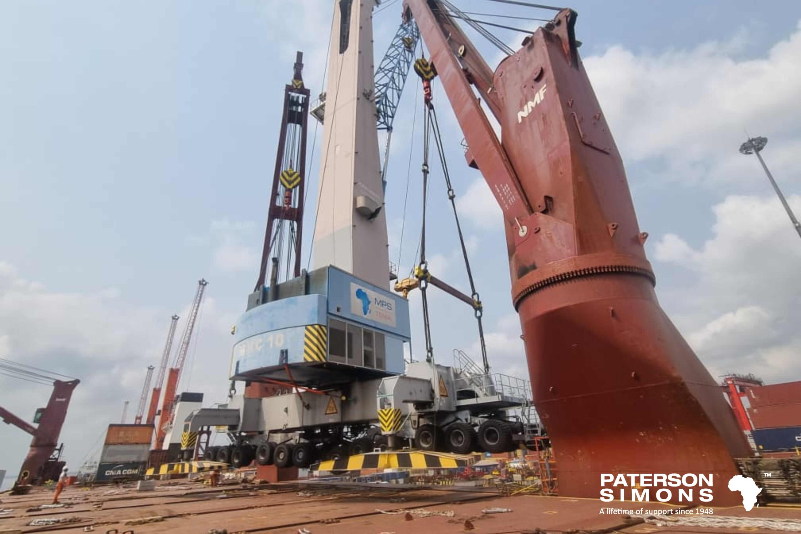 KONECRANES GOTTWALD MOBILE HARBOUR CRANE SUCCESSFULLY MOBILISED FROM GHANA TO NIGERIA TO SUPPORT WEST AFRICA CONTAINER TERMINAL OPERATIONS
