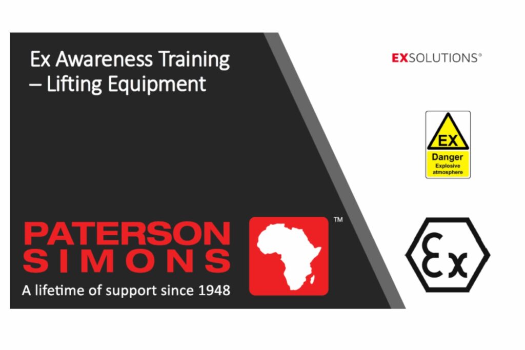 PATERSON SIMONS ENHANCES HAZARDOUS AREA KNOWLEDGE THROUGH EX AWARENESS TRAINING