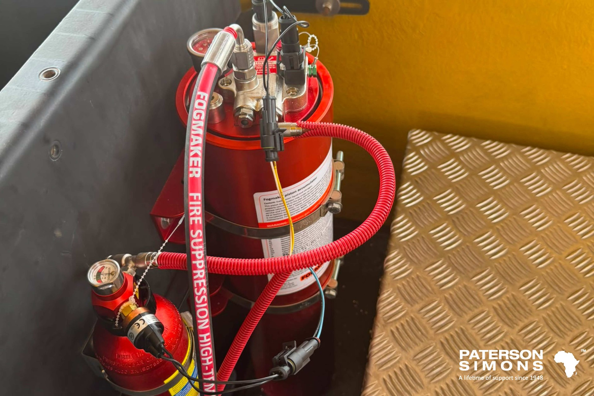 PATERSON SIMONS COMPLETES FOGMAKER FIRE SUPPRESSION INSTALLATION ON GROVE ALL-TERRAIN CRANES AT MOBICRANE